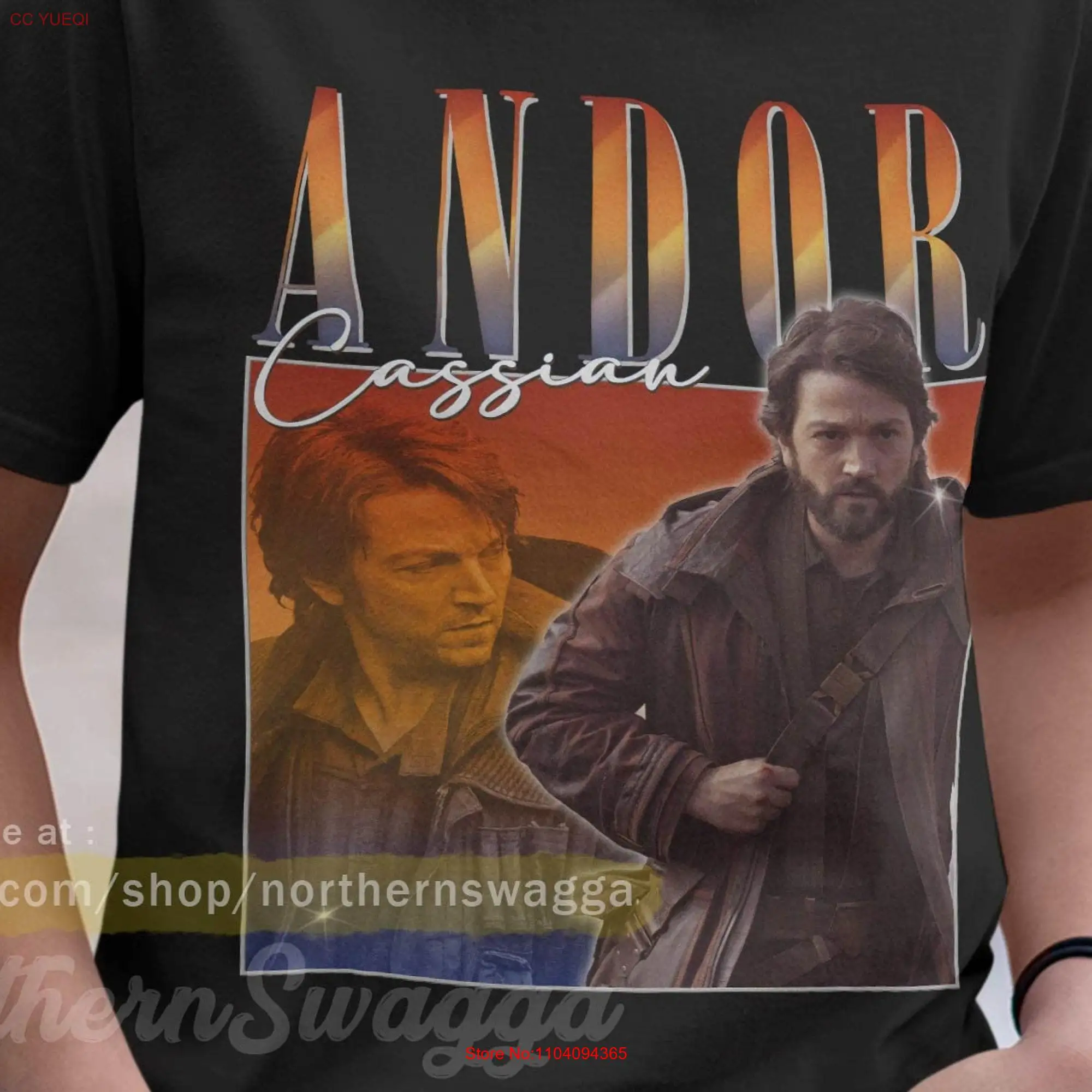 Cassian Andor shirt design retro style cool fan art t 90s poster 313 tee long or short sleeves