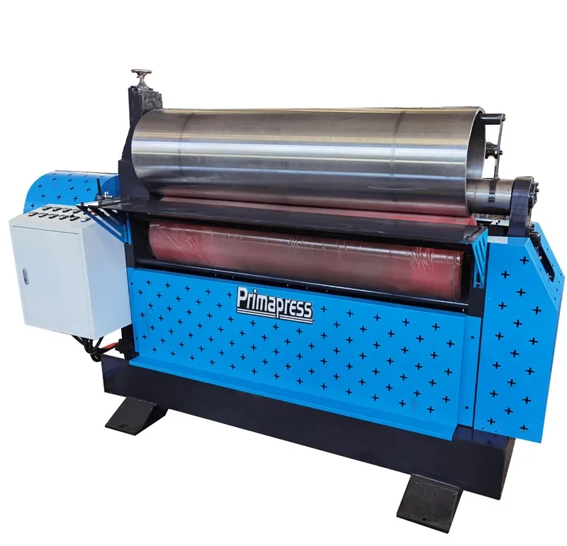 5mm 100mm diameter Hydraulic cnc small sheet metal 2 roller plate rolling machine