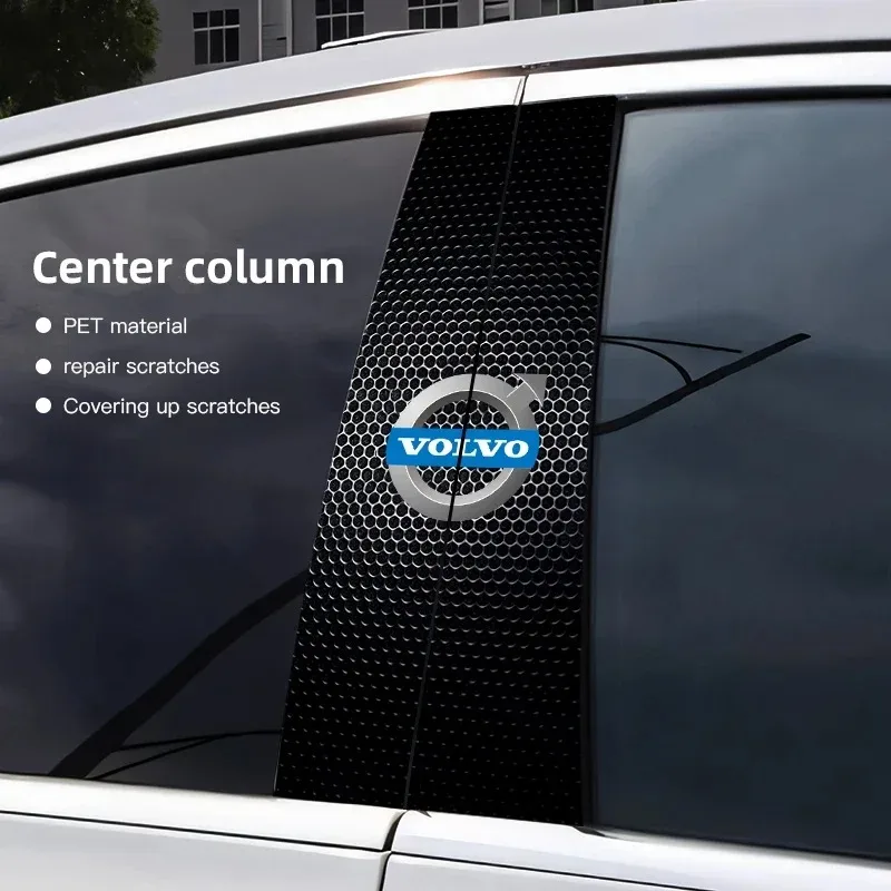 

B Pillar Anti Scratch Protective Film Car Center Pillar Decor Trim Sticker For Volvo XC60 XC90 S60 V60 XC40 C40 S90 V90 V40 XC70