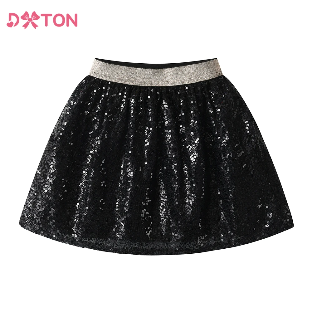 DTXON Girls Tutu Skirts Children Princess Shiny Miniskirt Sequin Blingbling Ballet Dance Performance Party 4 Season Girls Skirt