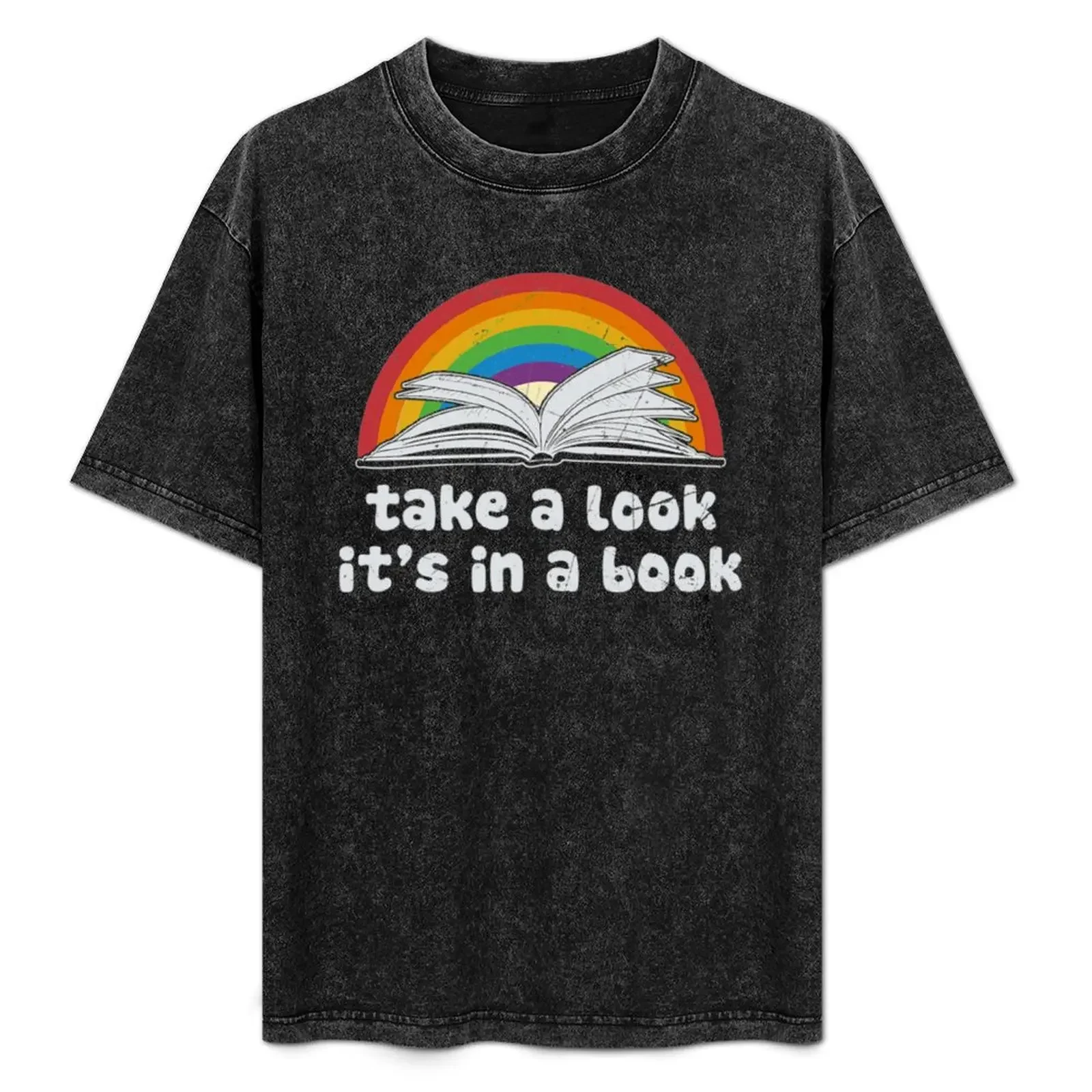 

Take A Look Its In A Book T-Shirt Summer Fashion Casual Tee Shirt