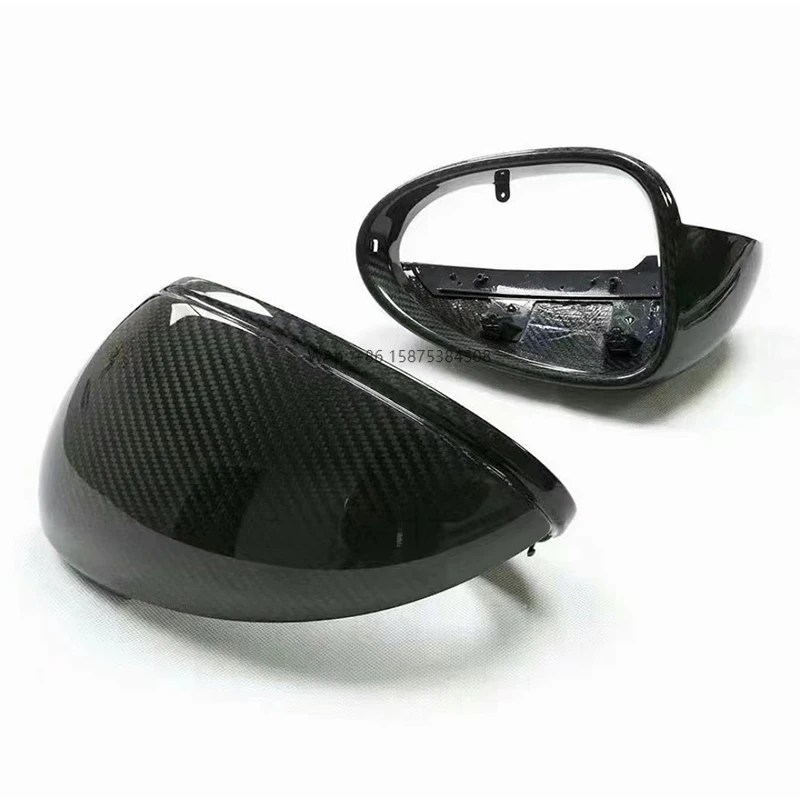 

High Quality Dry Carbon Fiber Rearview Mirror Caps Cover Replacement OEM Style for Macan 2014-2023