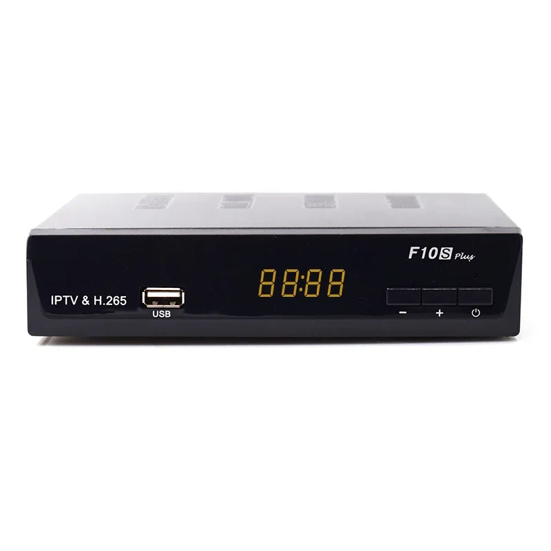 F10S PLUS H.265 IPTV DVB-S2 POWERVU BISSKEY STB