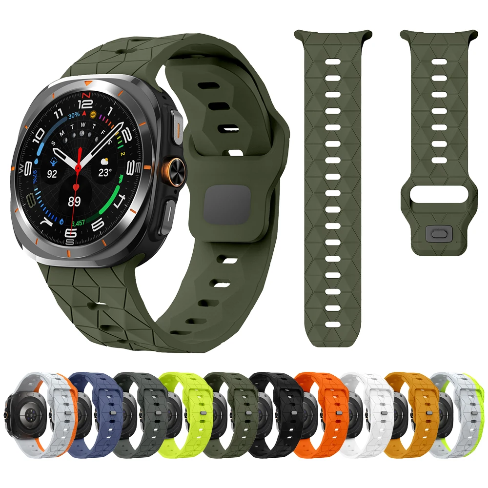 Watchband For Samsung Galaxy Watch Ultra Band Bracelet For Galaxy Watch Ultra 47mm Silicone Strap WristBand Accessories