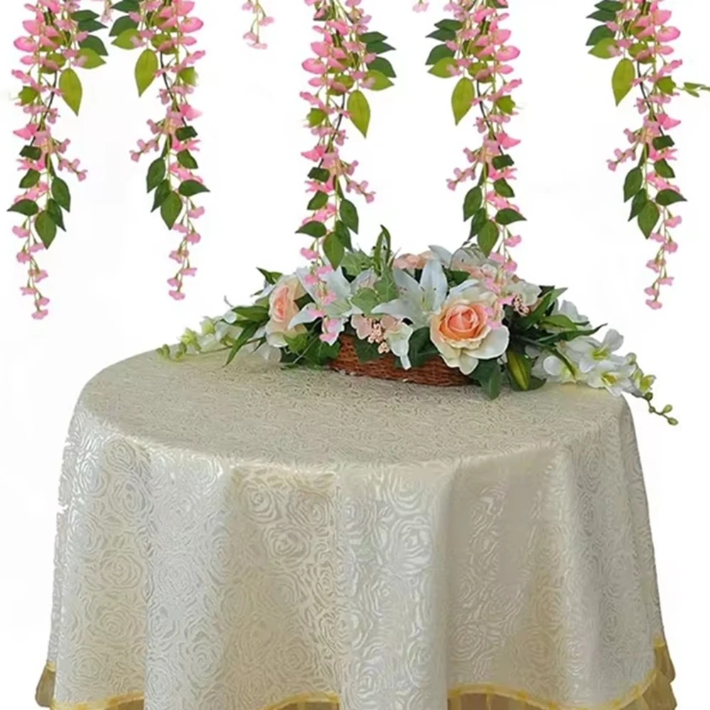 

Artificial Plant Flower Hydrangea Leaf Vine Wedding Decoration Fake Plants Wall Arrangement Home Room Accessories Outdoor Arch