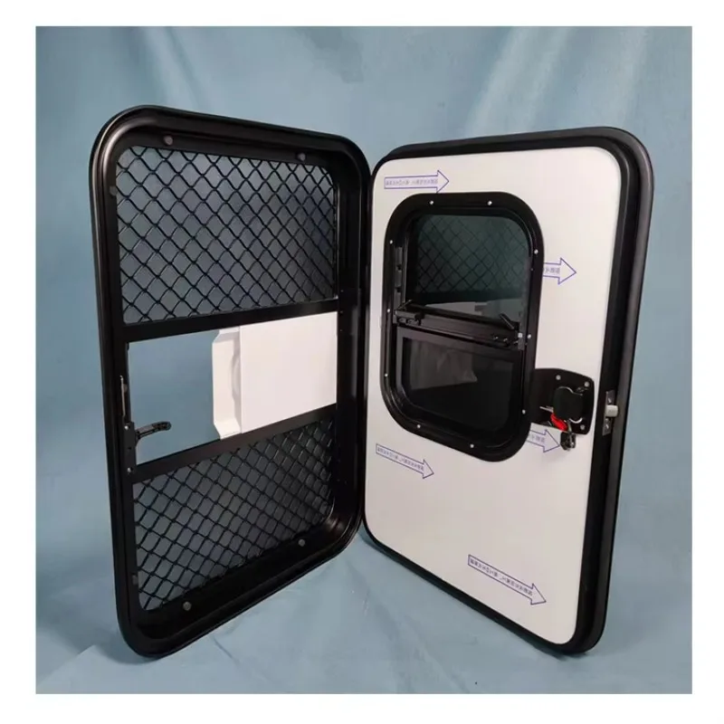 

Customized Professional RV Door Teardrop Trailer Door 620*900mm Aluminum Alloy Camping Door with Best Service