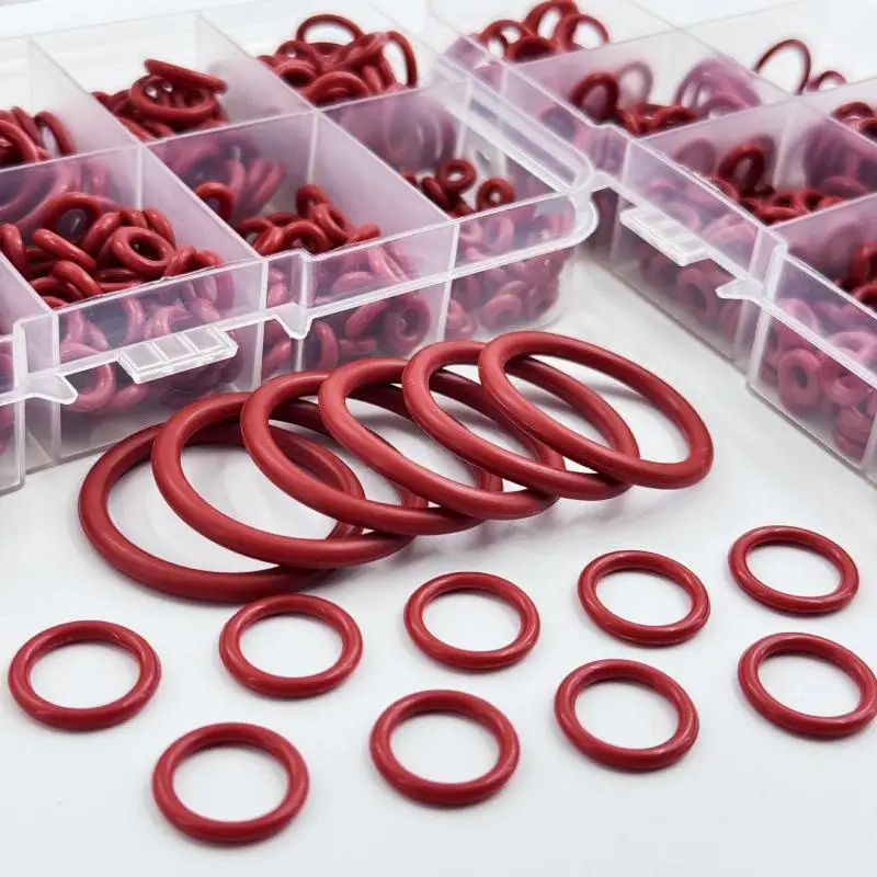 370-teiliges Silikon-O-Ring-Motordichtungsset, hitzebeständig, verschiedene Größen für die Autoreparatur – Detail 13
