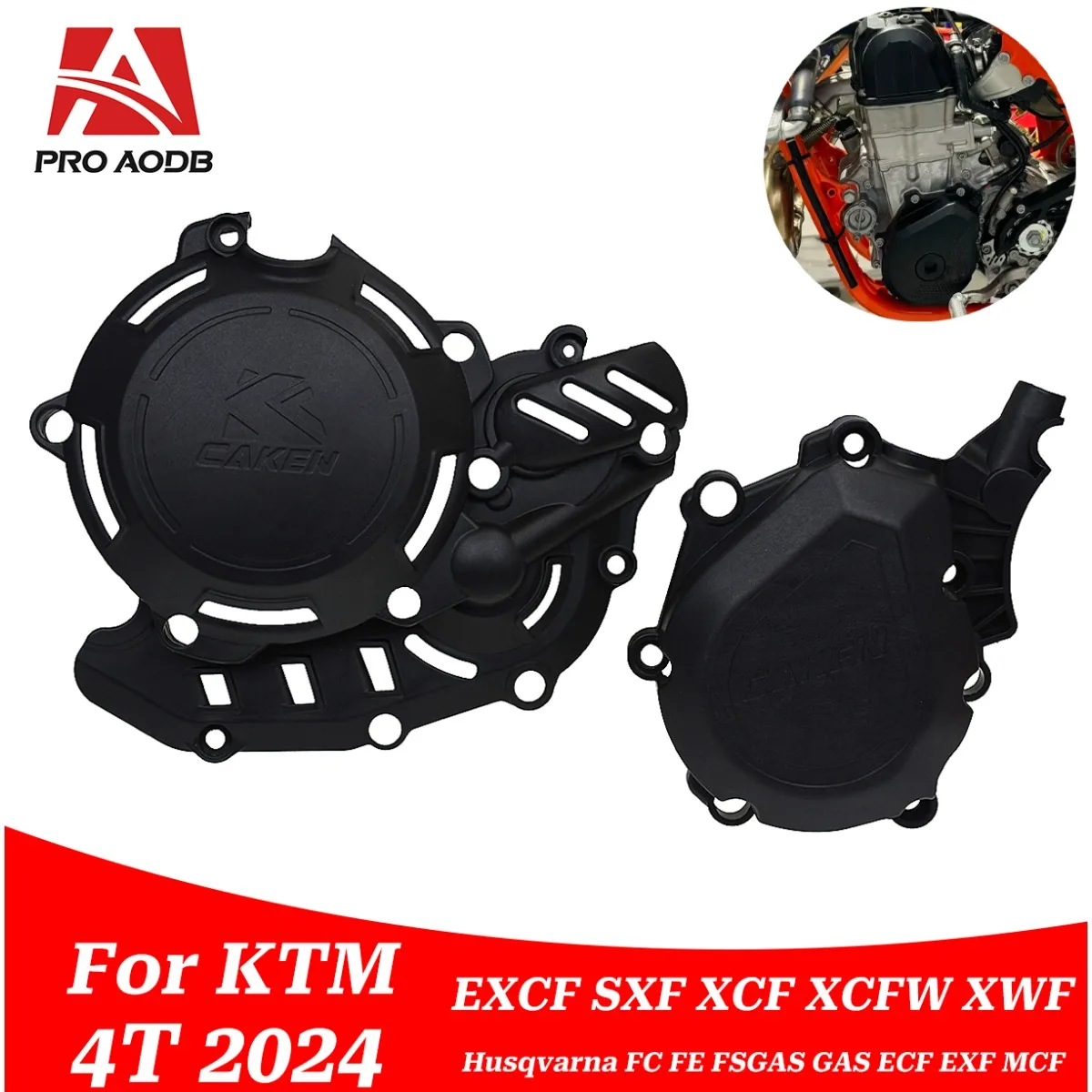 Motorrad-Motorzündungs-Kupplungsdeckelschutz für KTM 450 500 EXCF SXF XCF XCFW Husqvarna FC FE FE501