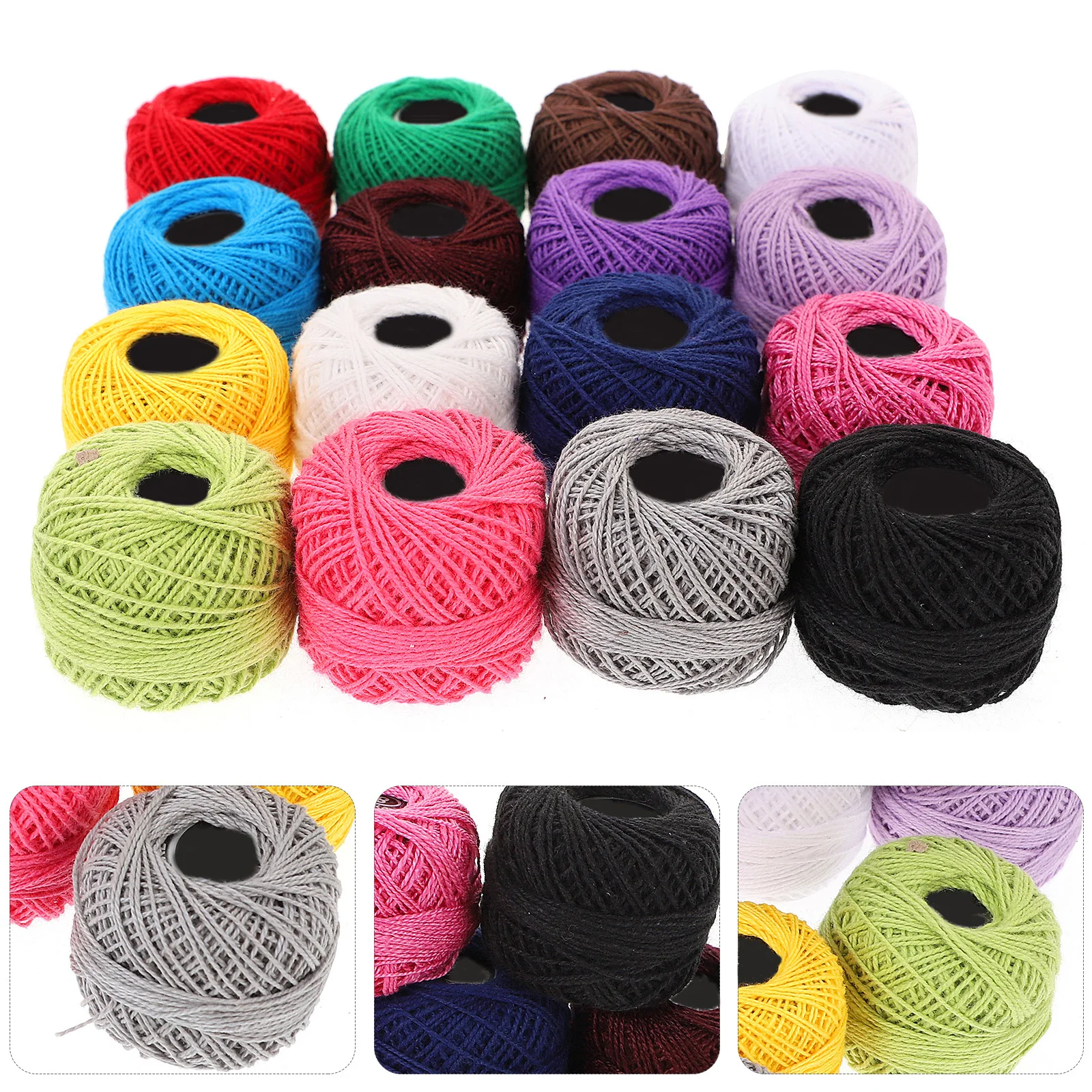 

Embroidery Thread Multicolor Cotton Cross Stitch Floss for DIY Craft Knitting Handmade Sewing Supplies Embroidery Kit