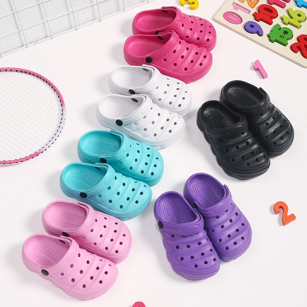 

New Child Waterproof Slippers Summer Outdoor Slides Soft Sole Garden Shoes Indoor Classic Nursing Clogs Sandals Slide