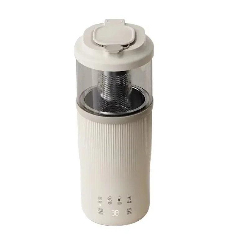

Hot Sale Portable Electric Kettle Mini Travel Cup Smart Home Beaker Stainless Steel and Glass for Tea Coffee Milk