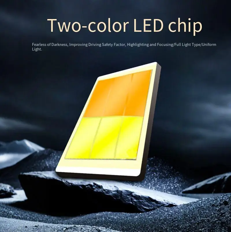 

3000K 6000K LED Mini Laser Headlight Dual Lens Car Grille Hidden Spot Light 12V 4W