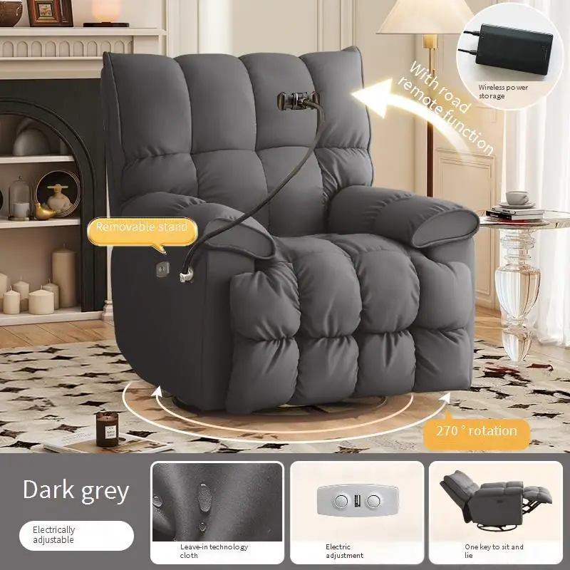 

Electric Armchair Comfortable Reclining Sofa Rest Plagable Bed Furniture Living Room Technological Leisure Divano LettoChair