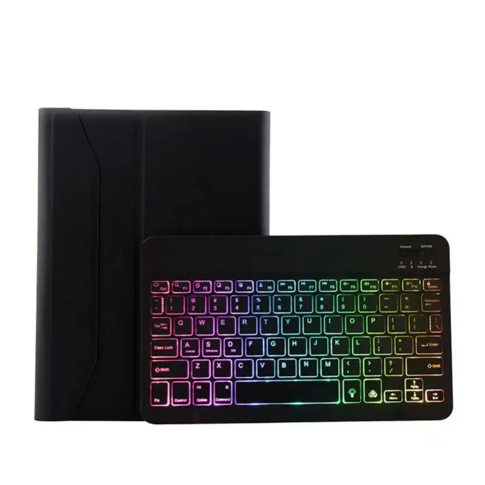 Wireless Keyboard Professional Ultra-thin Multi-device Compatibility Rgb For Smartphone Tablet Laptop Keyboard Mouse Portable