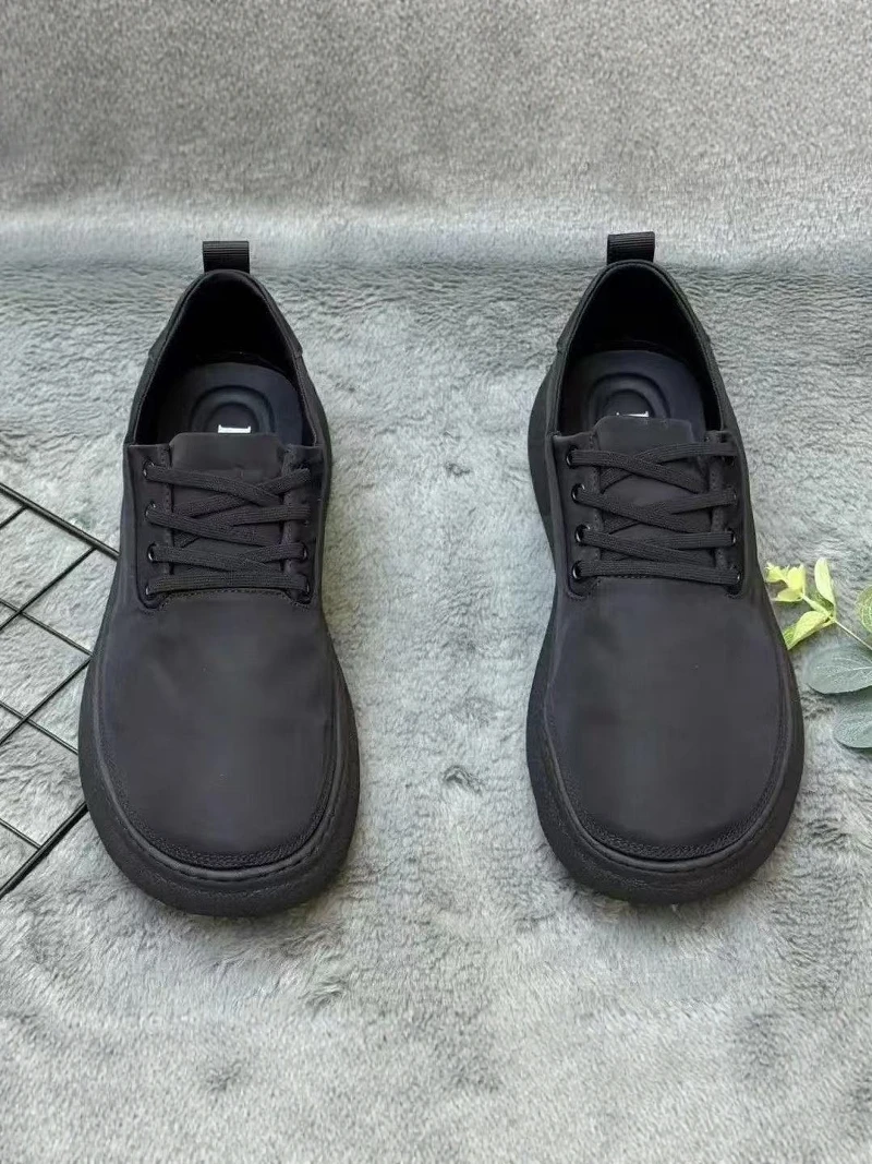 

Casual Canvas Shoes for Men Lightweight Soft Bottom Black Sports Sneakers Easy to Wear Summer Trendy Flat Heel round Toe Rubb...
