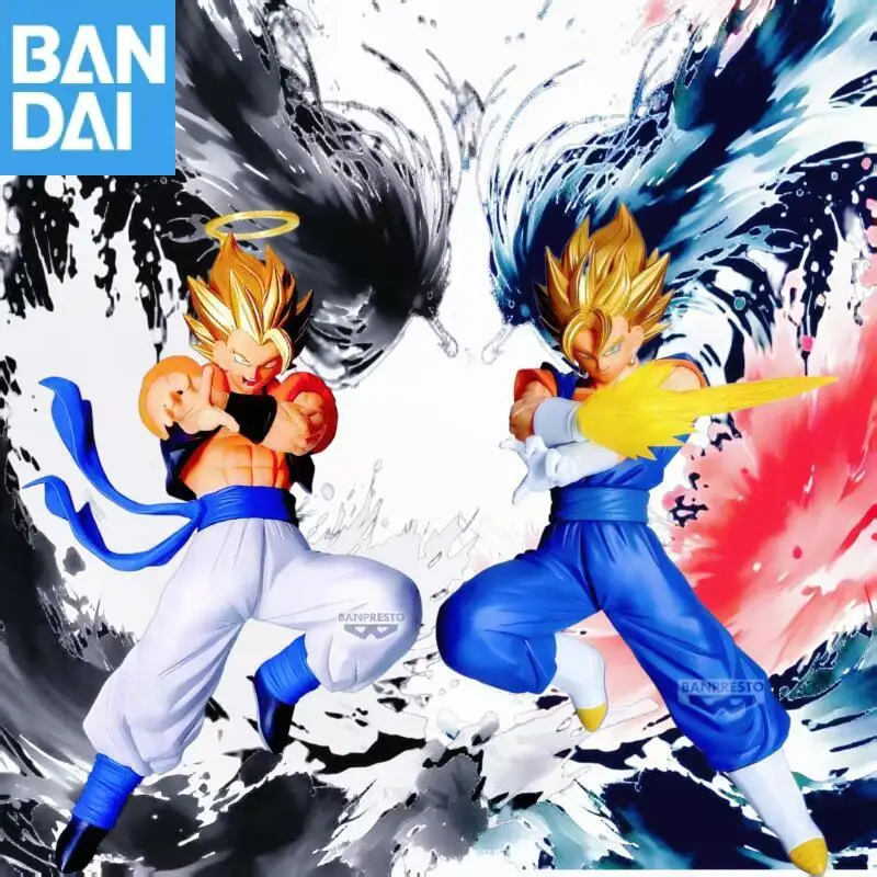

BANDAI NAMCO Dragon Ball Z DOKKAN BATTLE 10-летие ФИГУРКА Super Saiyan Gogeta Vegito ПВХ Аниме Игрушечная Фигурка Модель Подарок