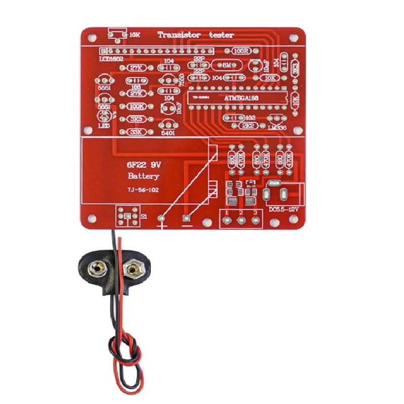 M8 Transistor Tester Multimeter Resistance Capacitance Triode Inductance Meter DIY Welding Assembly Kit