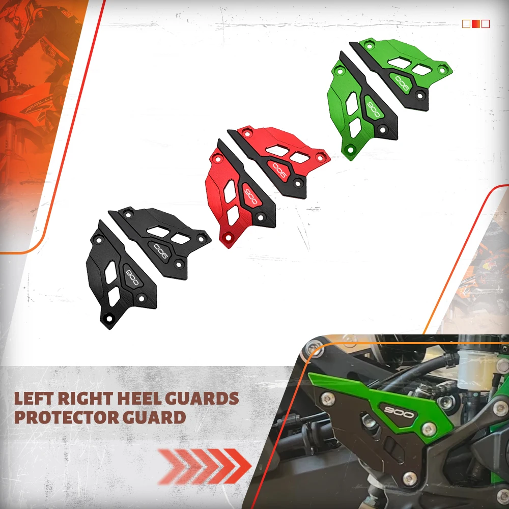 

For KAWASAKI Z900 ABS Z900SE Z900 Motorcycle Accessories FootPeg Footrest Rear Set Heel Plates Guard Protector 2017-2023 2024