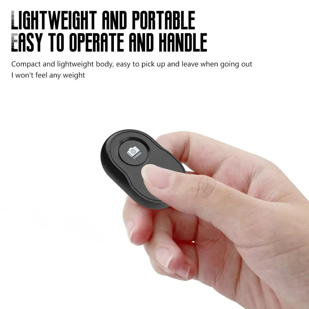 Mini Bluetooth-compatible Remote Control Button Wireless Controller Self-timer Camera Stick Shutter Release Phone Photo Selfie ﻿