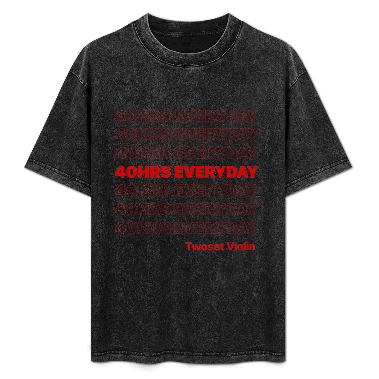 

40 HRS EVERYDAY - Twoset Violin T-Shirt Breathable Sportswear T-Shirt for Men