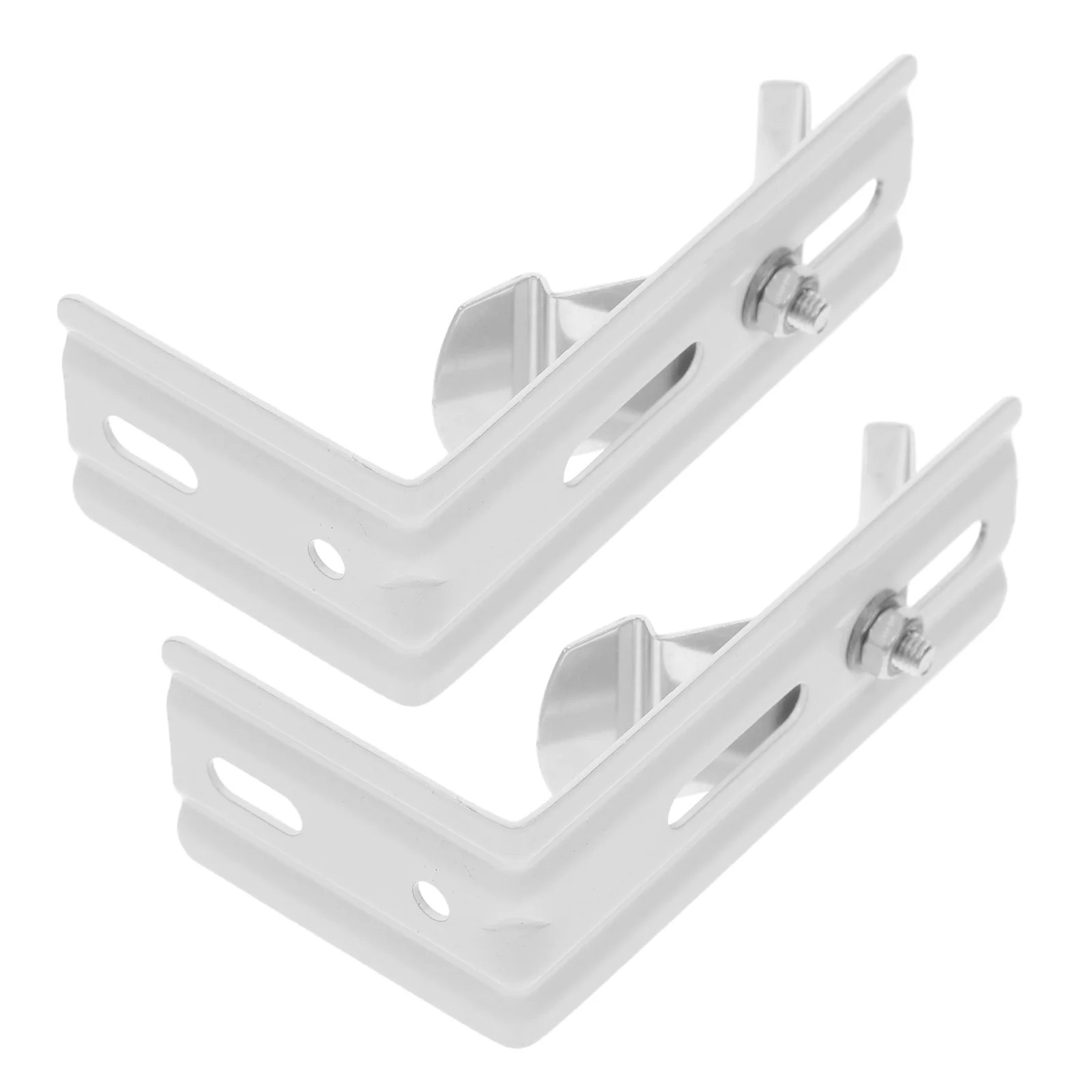 

2pcs Vertical Blinds Bracket Clamps 1.5 Inch 38Mm Iron Mounting Clips For Window Treatments Hardware Replacement Parts