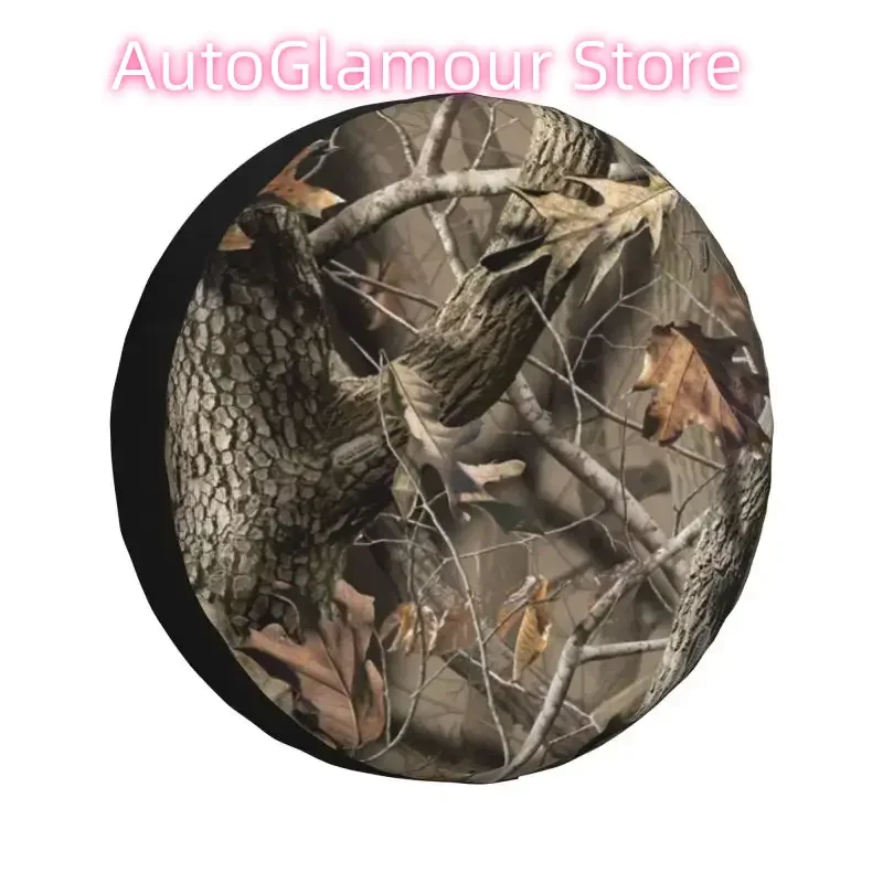 

Изготовленный на заказ камуфляжный чехол для запасного колеса с настоящим деревом для Honda CRV Camo 4WD 4x4 RV, защита колеса автомобиля 14 "15" 16 "17" дюймов