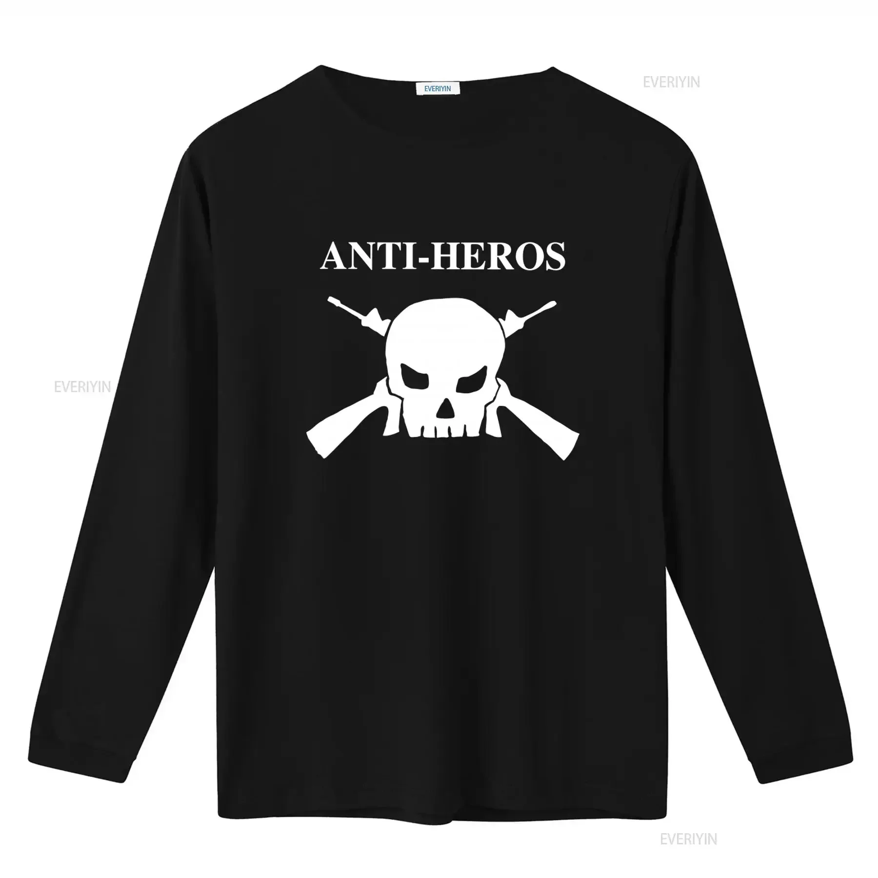 ANTI HEROS T Shirt Punk Oi Skinhead Boot Boys Condemned 84 The Bruisers HC Skull Gun Print  vintage Washed Slightly fashion