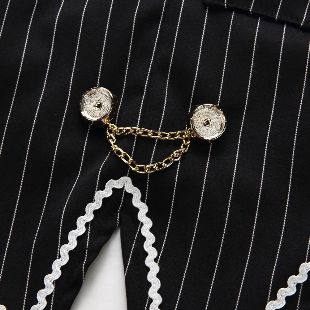 

Pet Dog Formal Suit Stripes Size Puppy Bow Tie Costume Comfortable Apparel for Special Occasions Dog Clothes