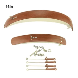 16/20 Inch Folding Bike Retro Mudguard for V Disc Brake Bicycle Wings Guard for D5 D7 Butterfly Brake Mudguard