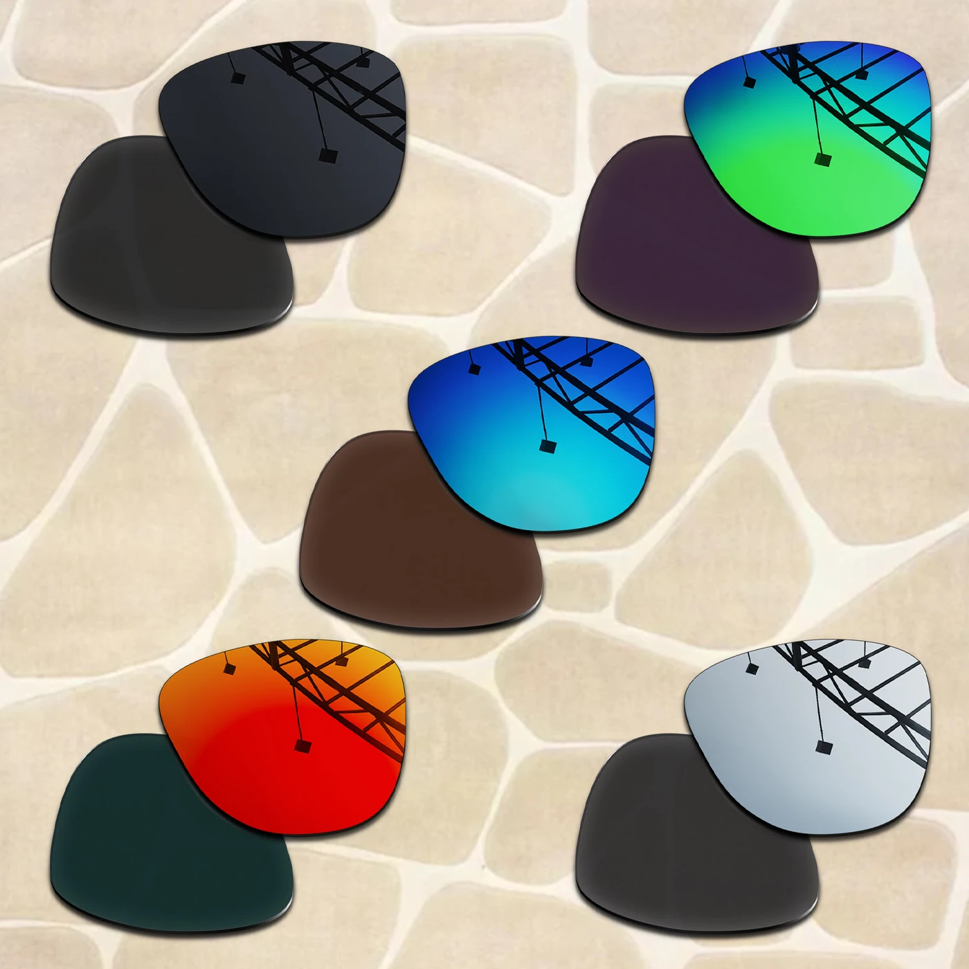 

Suitable for Oakley Oakley Actuator OO9250 57mm Replacement Lenses-100% UV Protection