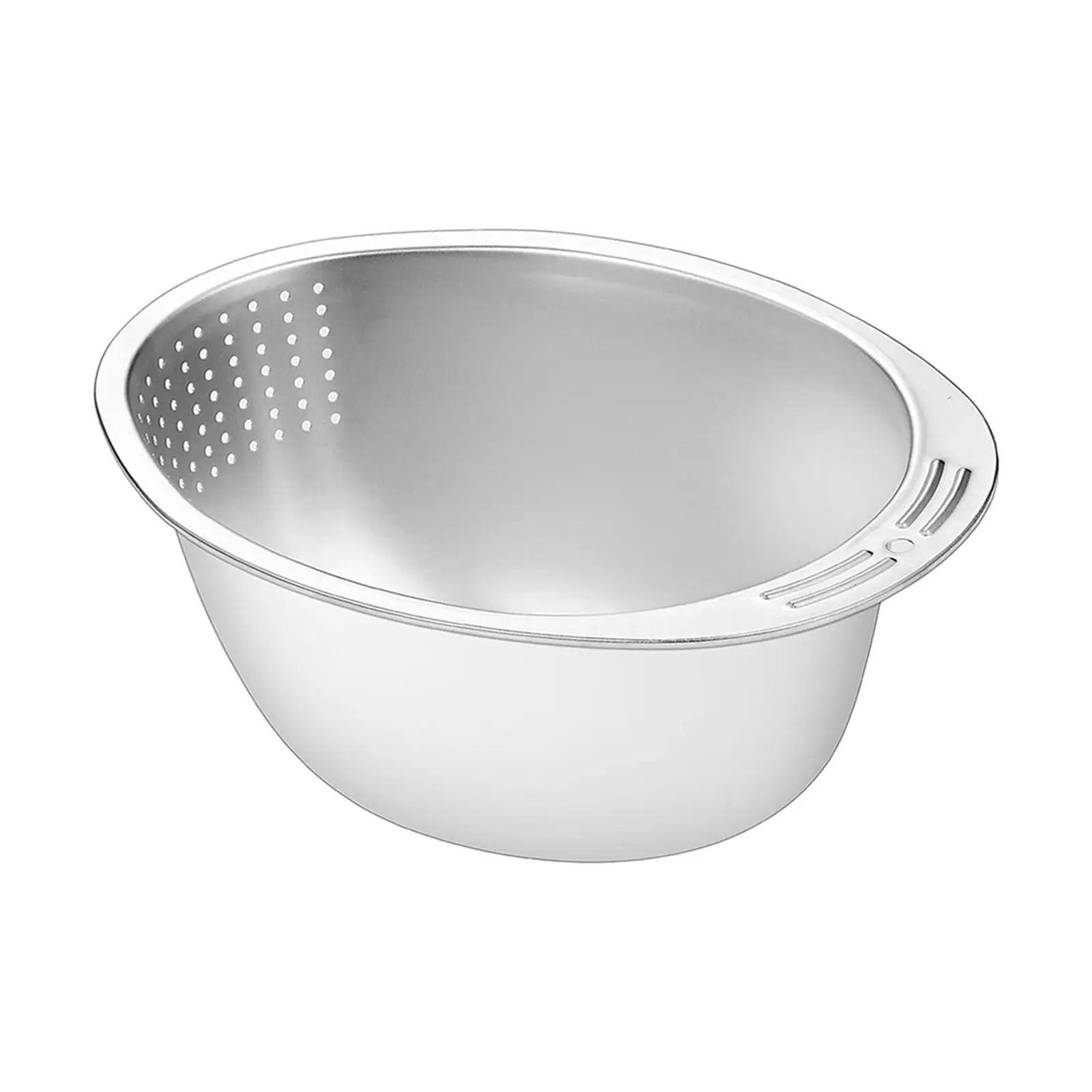 Home Portable Practical Rice Washing Bowl with Strainer for Rice Beans Peas