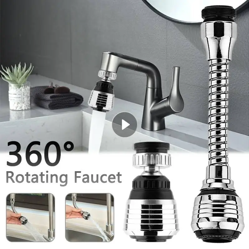 Adjustable Faucet Bubbler Tap Water Filter Nozzle 360 Flexible Tap Aerator Diffuser Universal Saver Adapter Kitchen Accessories