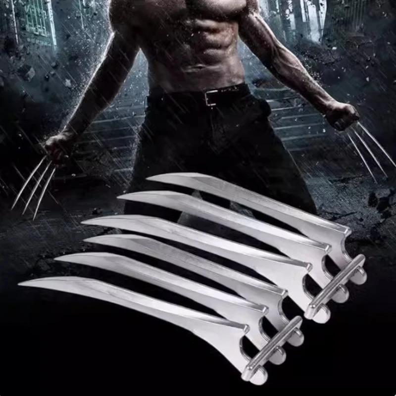 Wolverine Wolf Claws ABS Plastic Cosplay Props for Men X-Men Superhero Best Friend Accessories Chritsmas Carnival Prop