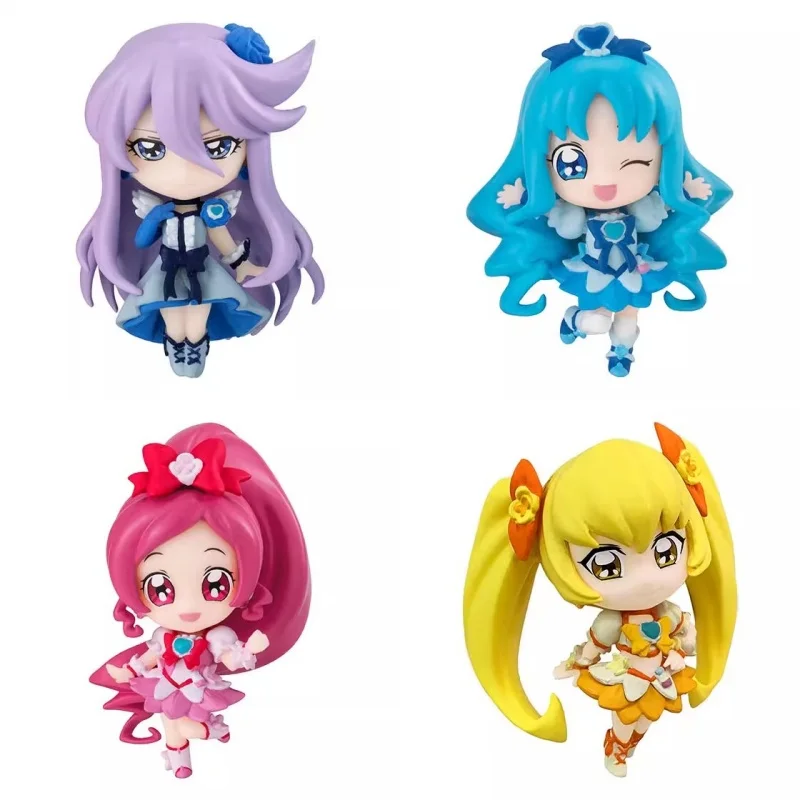 

Bandai Genuine 4Pcs Gashapon プリキュアオールスターズ カプセルフィギュアコレクションVol.4 Toys For Kids Gift Collectible Model Ornaments