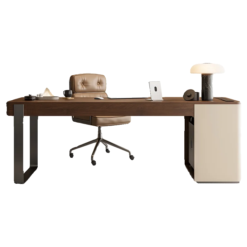 

Medieval style, solid wood, desk, minimalist, household, desk, high-end