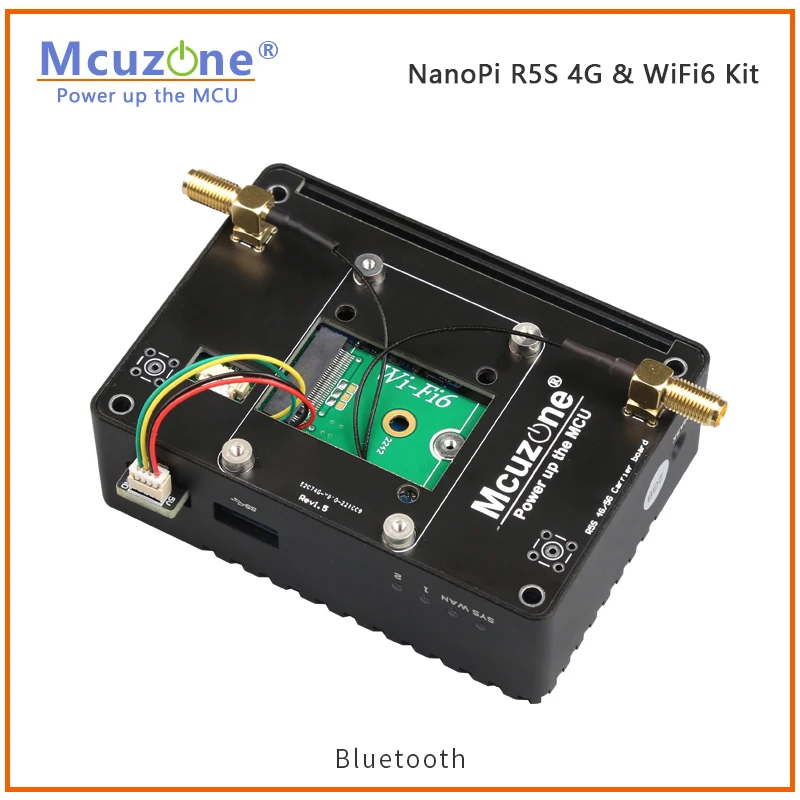 Imagem -05 - Nanopi R5s_4g & Wifi6 Kit4g Driver-livre Intel Ax200 8265c Mt7921k Debian Andriod Ubuntu Lede