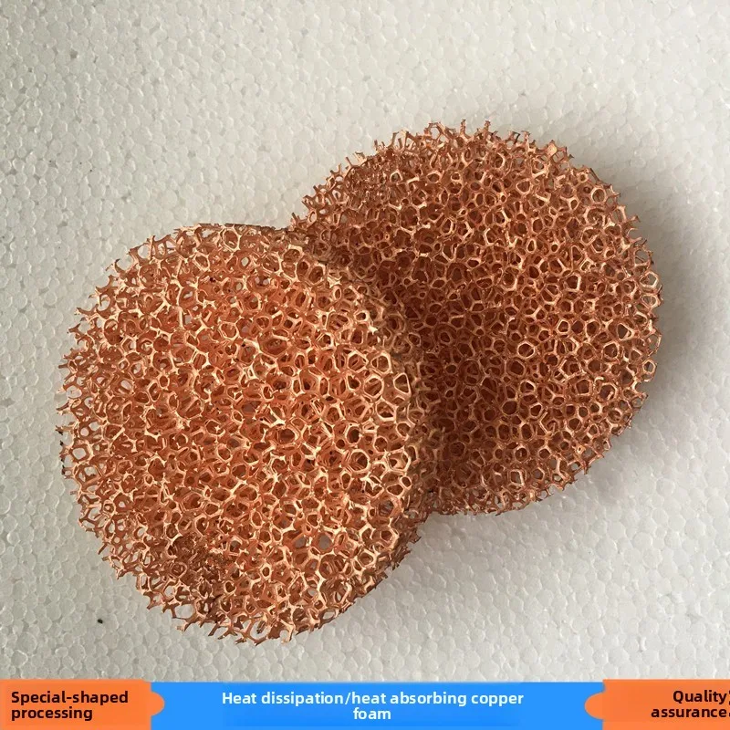 

5-130PPI Copper Foam Cylinder Heat Absorption Sponge Custom Porous Copper Nickel Alloy for Battery Power Accessories