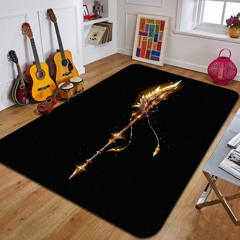 D-dagger Printed Carpet Fashion Yoga Mat Non-Slip Carpet Bedroom Decoration Outdoor Carpet Bedroom Birthday Gift