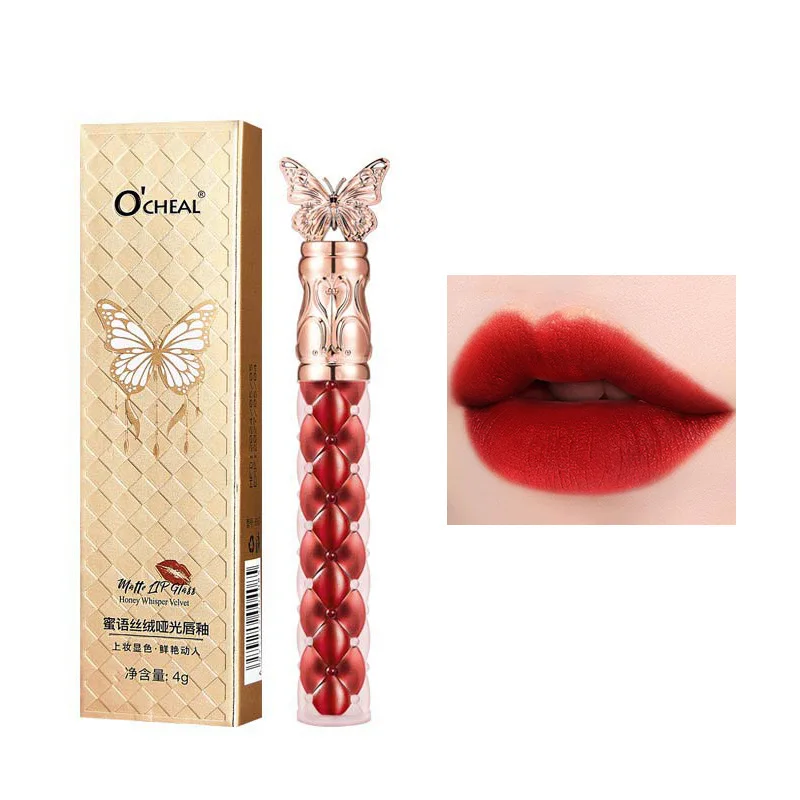OCHEAL Brillant à lèvres laqué mat, non collant et durable pour un effet verre à haute brillance, un must pour l'été