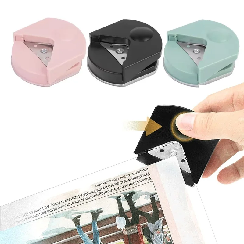 

Mini Corner Rounder Paper Punch R4 Fillet Craft Machine Paper Trimmer Card Corner Cutter For Office Supplies School Stationery
