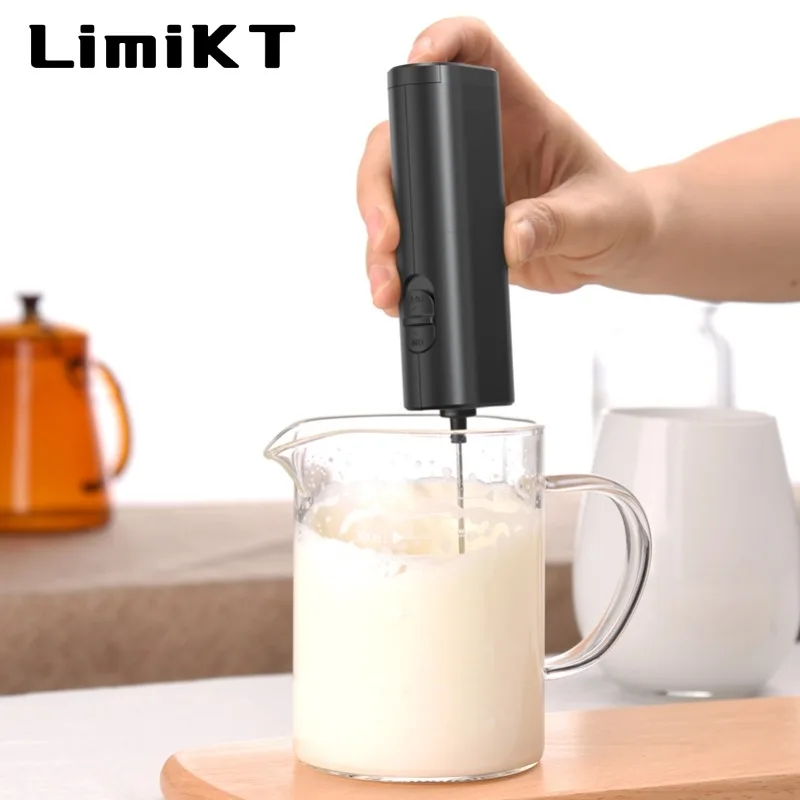 LimiKT Electric Milk Frother, Liquidificador de Bebidas Portátil Ultra-Rápido para Café, Smoothies, Matcha e Coffee Creamer