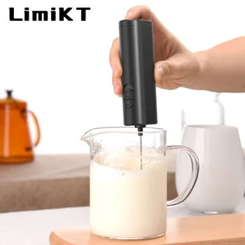 LimiKT Electric Milk Frother Ultra-Fast Handheld Beverage Blender for Coffee, Smoothies, Matcha and Coffee Creamer