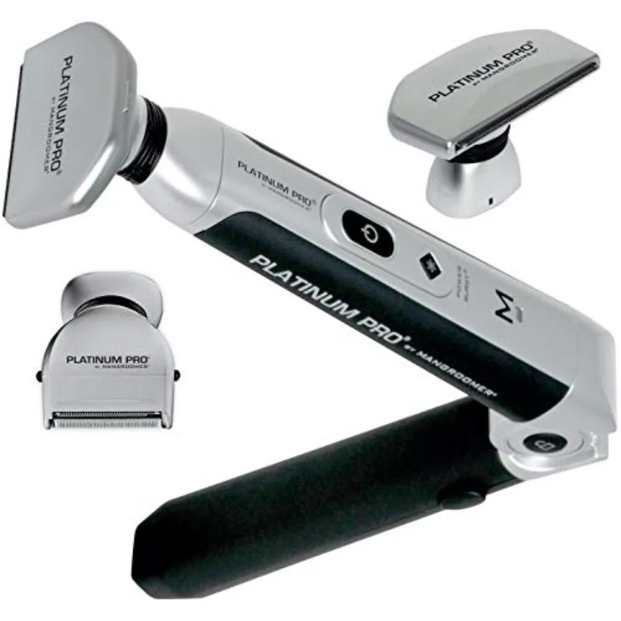 

Электробритва для спины Platinum Pro от MANGROOMER с 3 гибкими головками с амортизаторами, мощной шарнирной ручкой для экстремального вытягивания, дополнительный чехол в комплекте