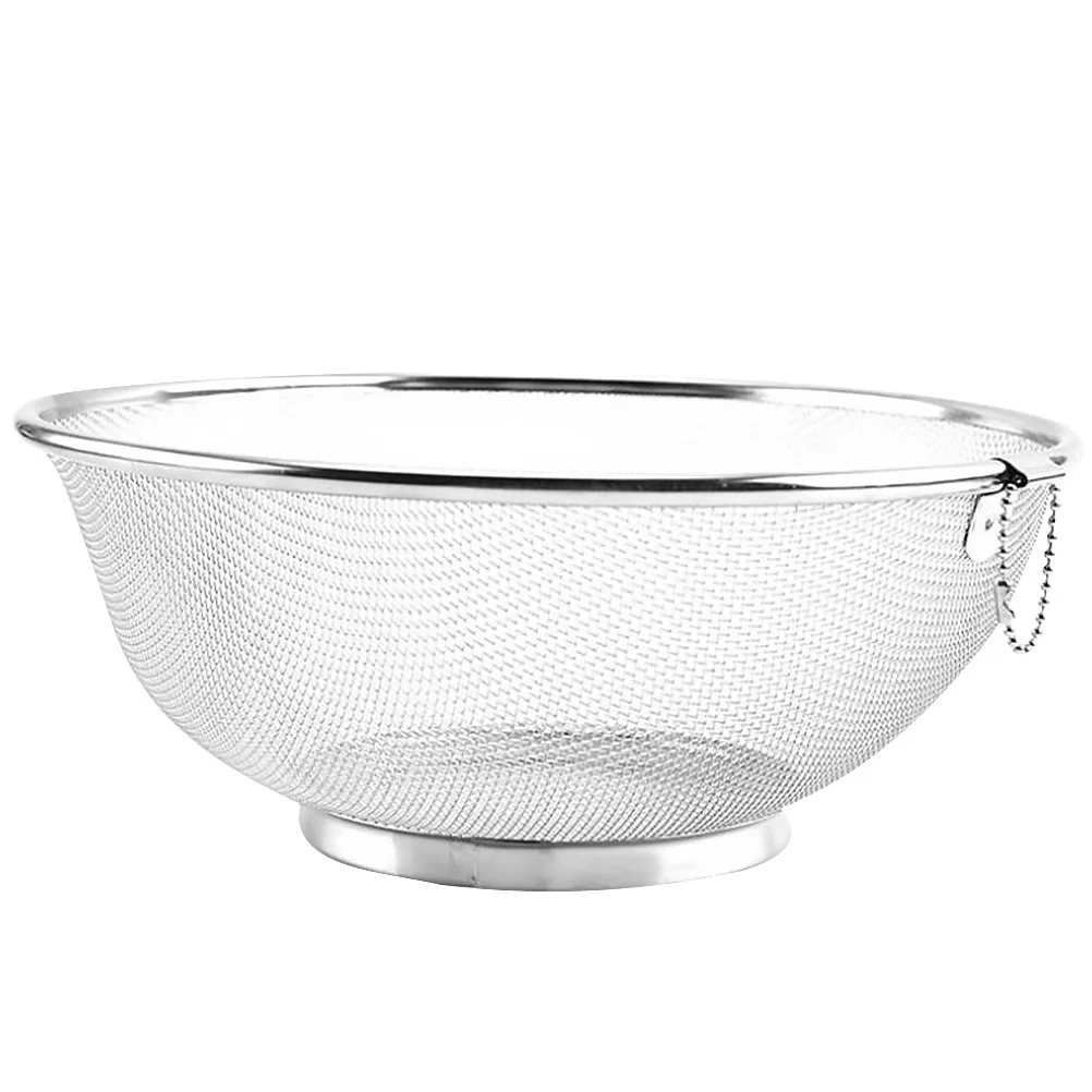 

Дуршлаг для фруктов и овощей из нержавеющей стали, корзина для слива, мытье, хранение закусок, кухонный инструмент, корзина для фруктов и овощей