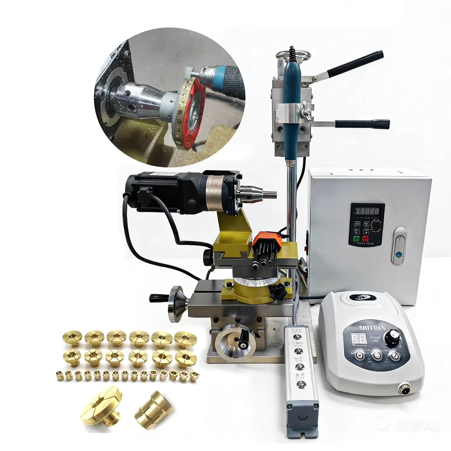 

Новинка 2026 года: Автоматический станок для алмазной огранки и гравировки ювелирных изделий (серебро, золото, кольца, браслеты) с цанговым зажимом