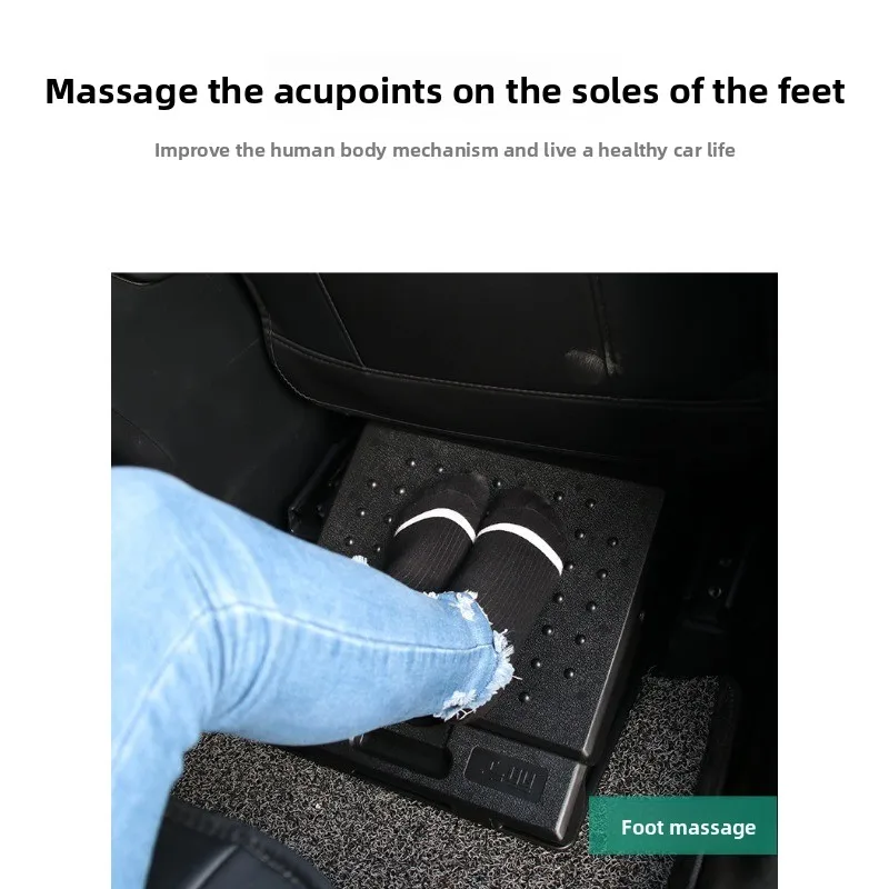 Foldable Car Seat Foot Rest Leg Support Cushion for Front Rear Travel Trip Comfort Cushion
