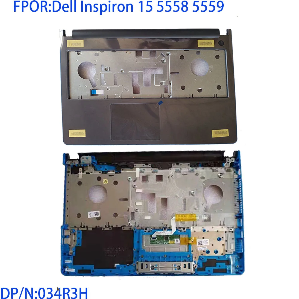 Suitable For Dell Inspiron 15 5558 5559 Blue Palm Rest Shell Cover 034r3h 34r3h Brand New Original