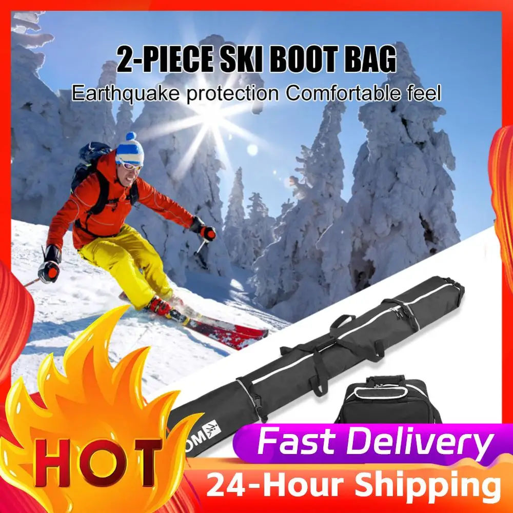 

Сумка для хранения лыж, сноуборда. Водонепроницаемая сумка для лыж и сумка для ботинок. Сумка для переноски лыж и ботинок. Комплект дорожной сумки для лыж и ботинок.