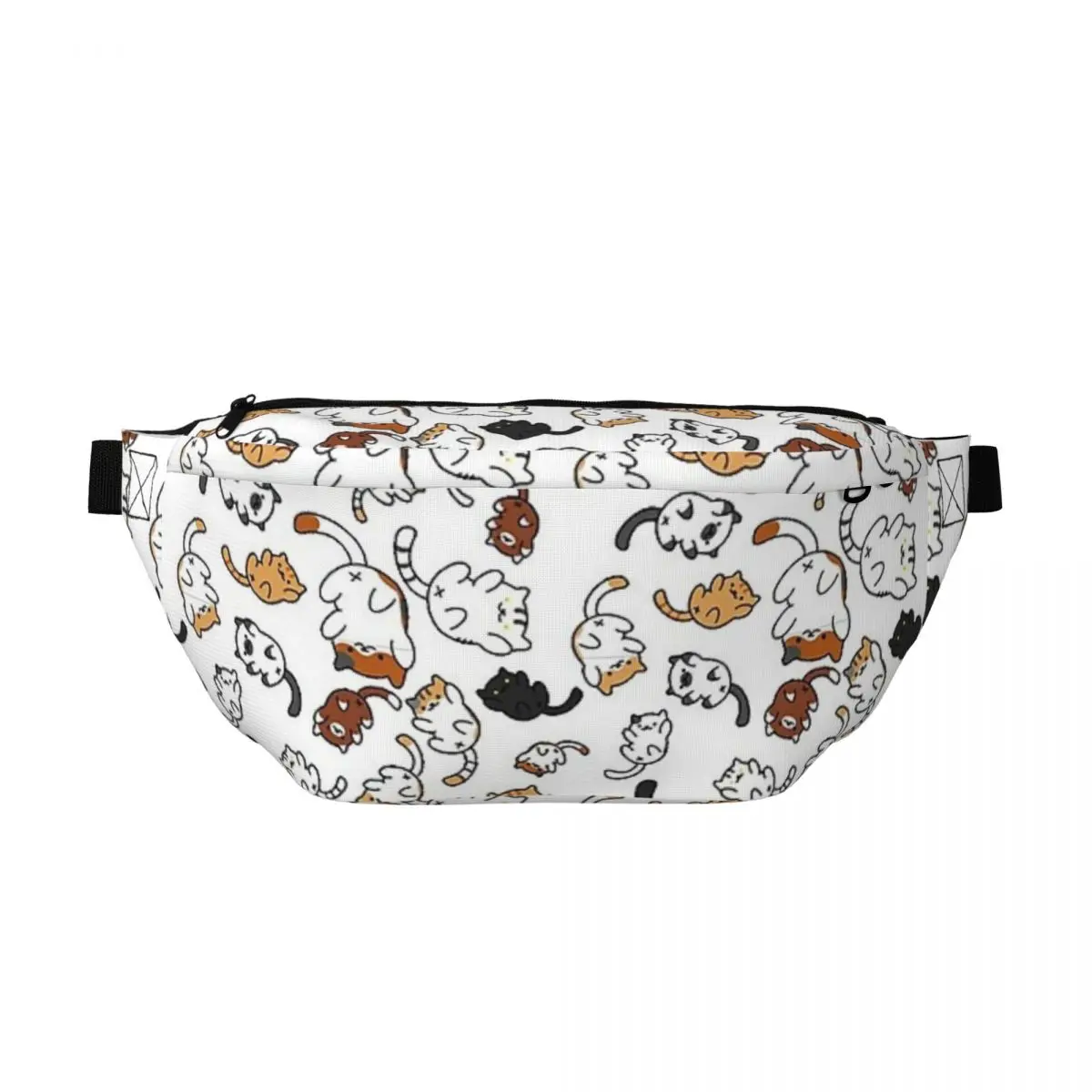 

Сумка-бананка через плечо Neko Portals Neko Atsume Cats для мужчин и женщин, регулируемая поясная сумка для путешествий, бега, хранения денег и телефона, нагрудная сумка