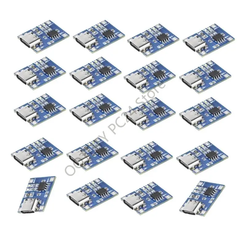 

H7BA 1A Battery Charging Module Type C Input TC4056 Overcurrent Overvoltage Double Protections